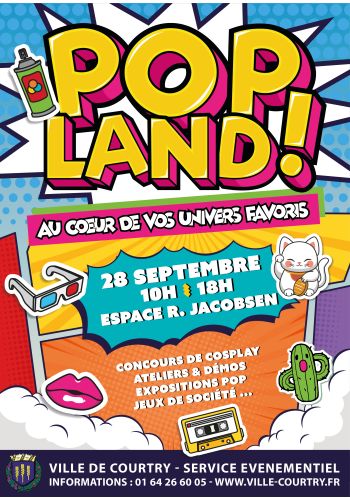 1ère édition du Salon Popland' : Pop culture, Jeux et Loisirs créatifs