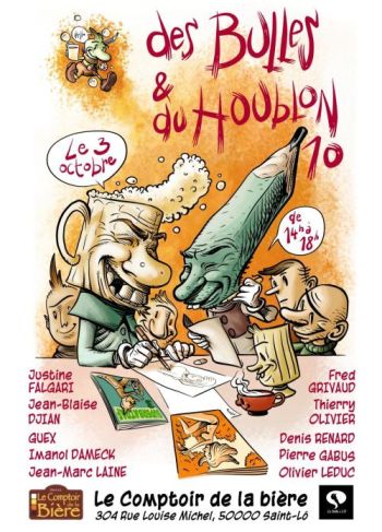 10ème édition du festival BD Des bulles et du houblon