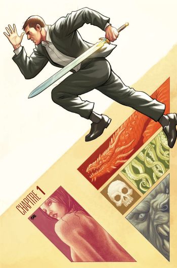 Comic Skybourne, planche 1