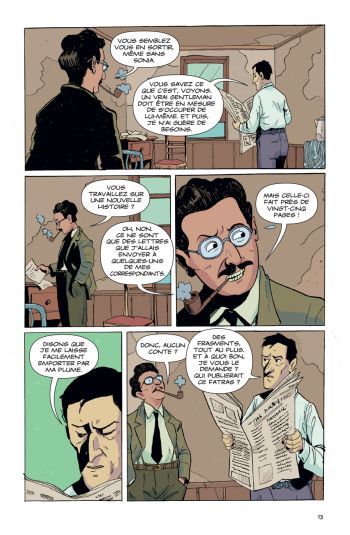 BD Howard P. Lovecraft : Celui qui écrivait dans les ténèbres, planche 1