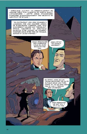 BD Howard P. Lovecraft : Celui qui écrivait dans les ténèbres, planche 5