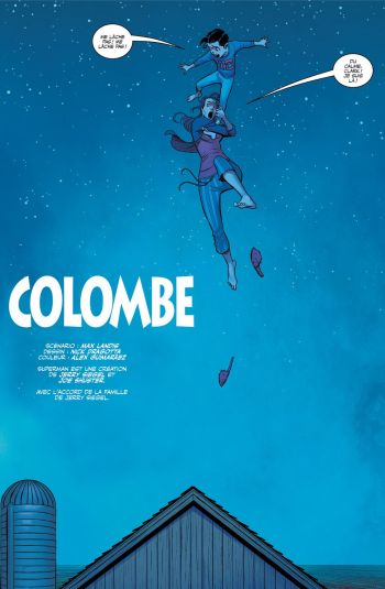 Comic Superman, American alien, planche 1