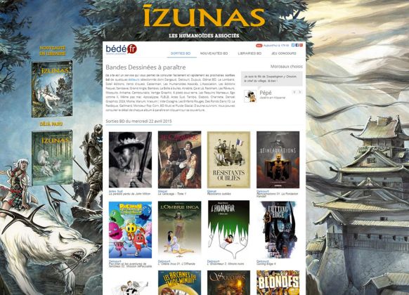 Pub album Izunas T2 Les Humanoïdes associés