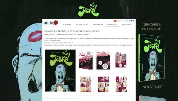 Pub Le Teckel Casterman