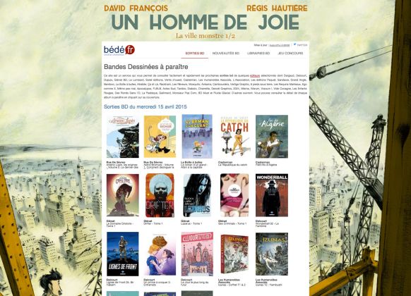 Pub album Un homme de joie Casterman