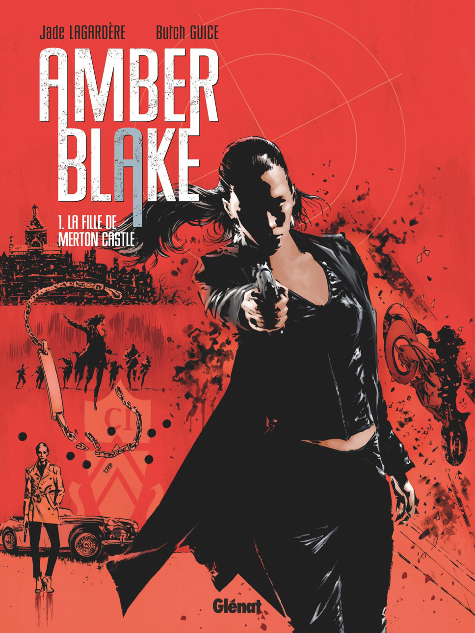 Couverture BD Amber Blake, T1 : La Fille de Merton Castle