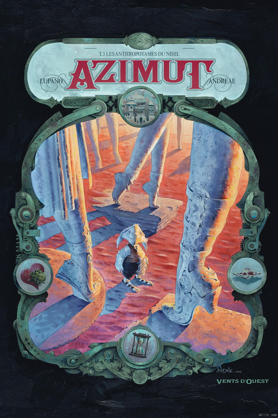 Couverture BD Azimut T3, Les Anthropotames du Nihil