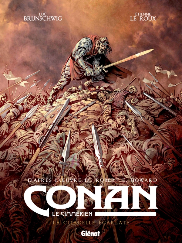 Couverture BD Conan le Cimmérien, La Citadelle écarlate