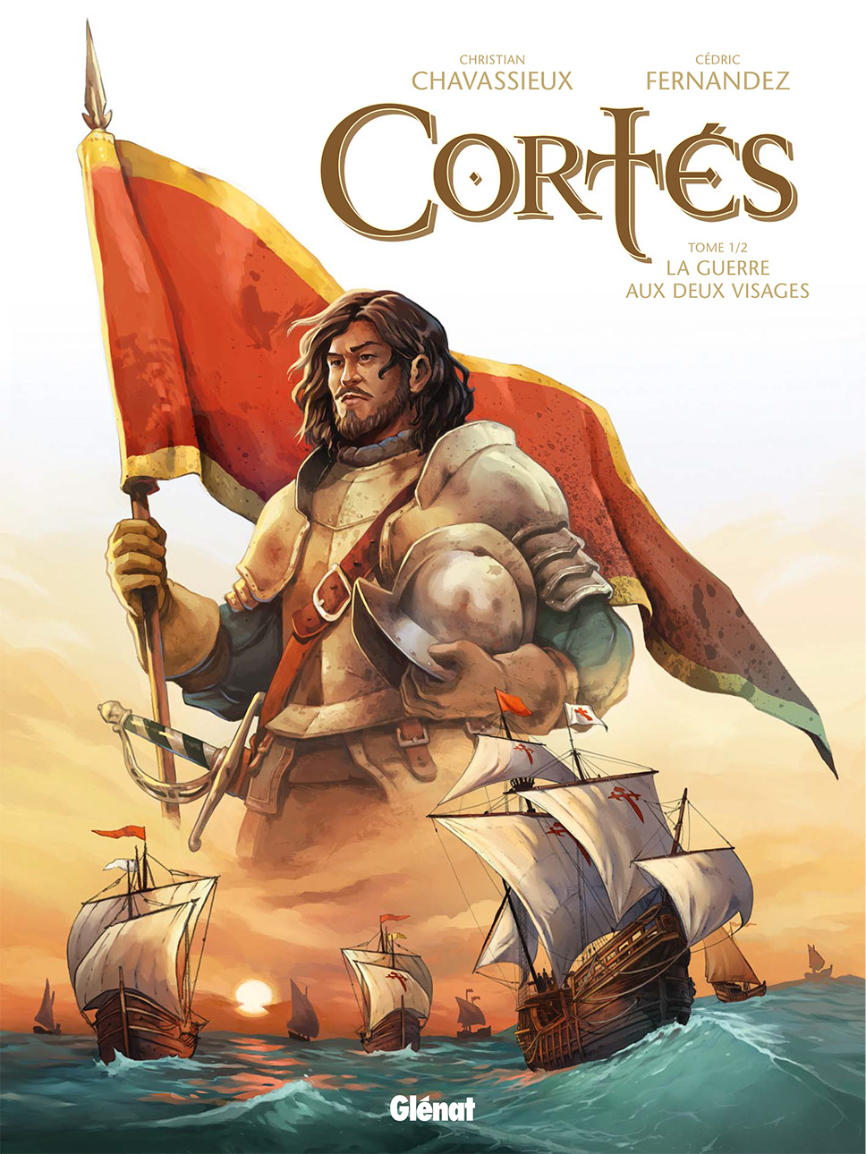 Couverture BD Cortés, T1 : La Guerre aux deux visages