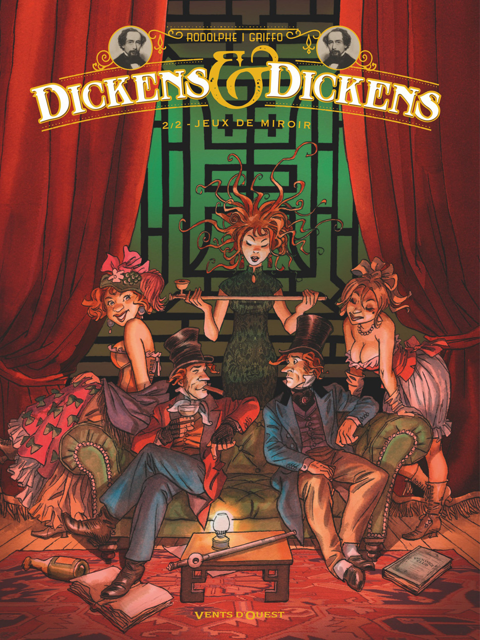 Couverture BD Dickens & Dickens T2, Jeux de miroir