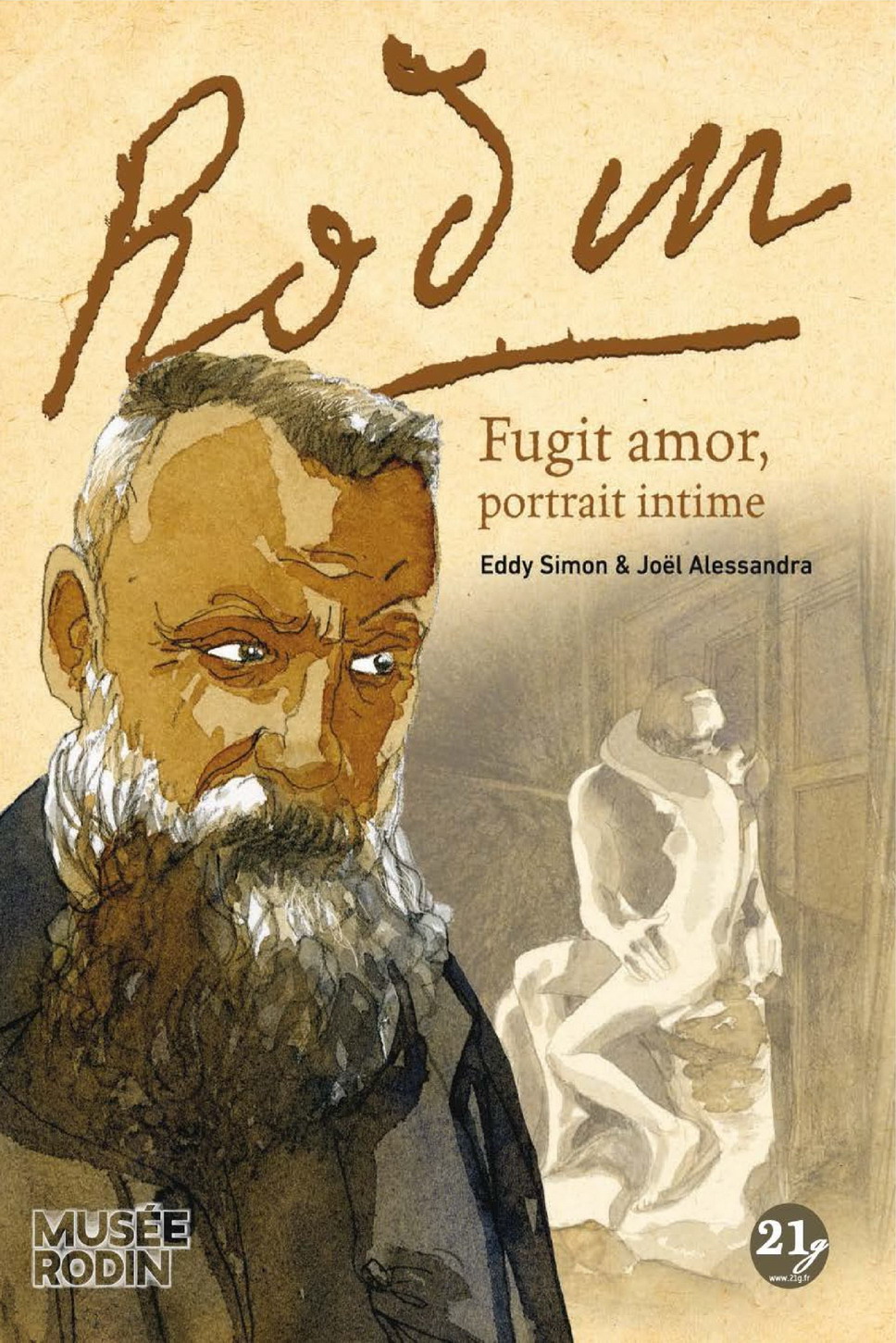 Couverture BD Rodin, Fugit Amor, Portrait intime