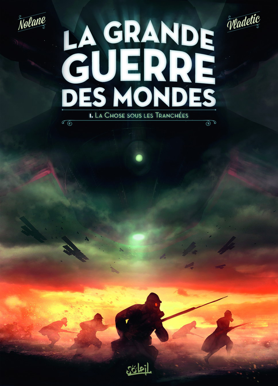 Couverture BD Grande Guerre des mondes T1, La Chose sous les tranchées