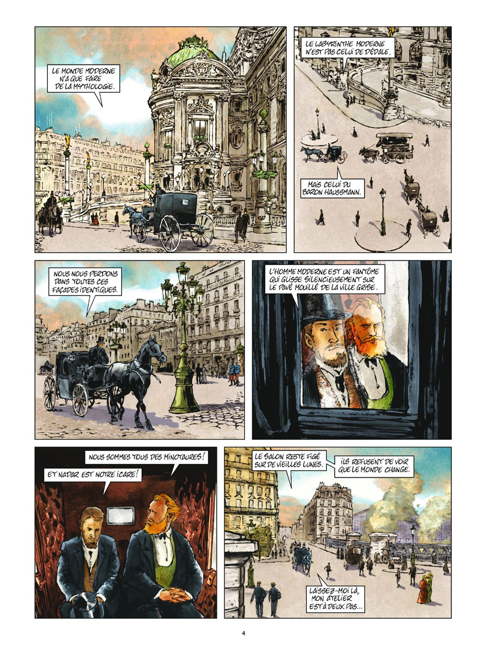 Preview BD Gustave Caillebotte Un rupin chez les Rapins