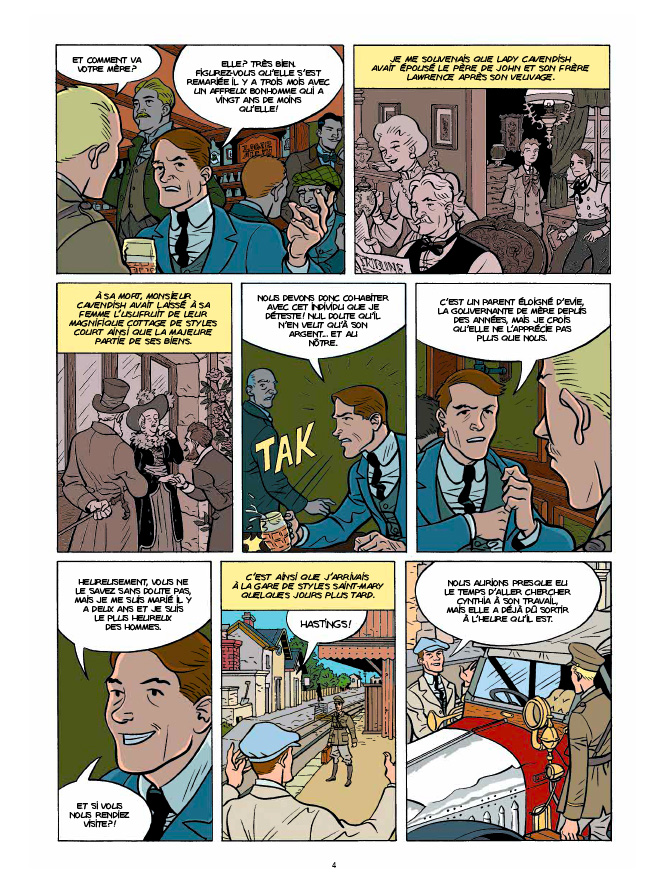 Hercule Poirot La Mystérieuse Affaire De Styles Preview BD Hercule Poirot - La mystérieuse affaire de styles - Les