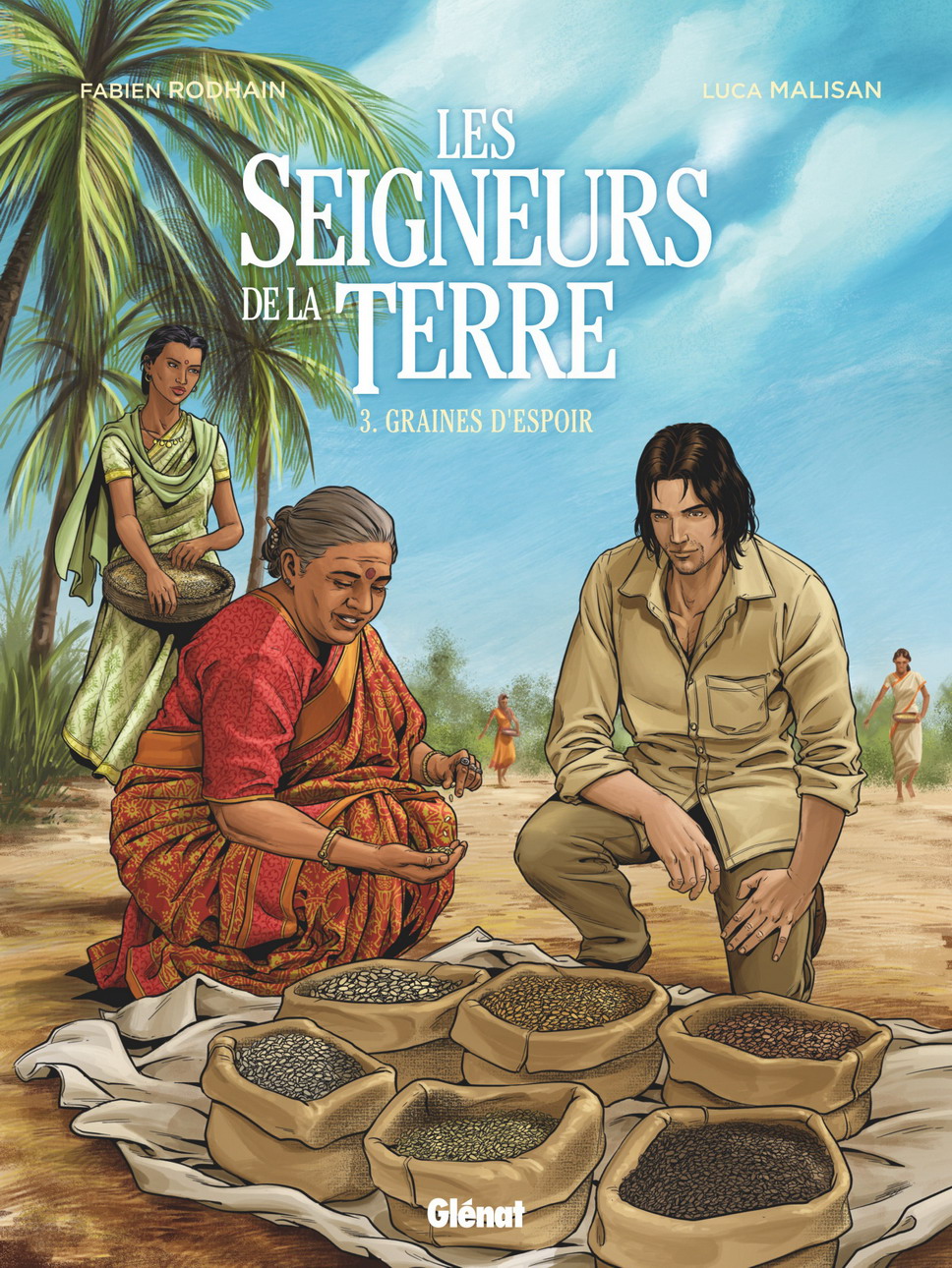 Couverture BD Les Seigneurs de la terre T3, Graines d'espoir