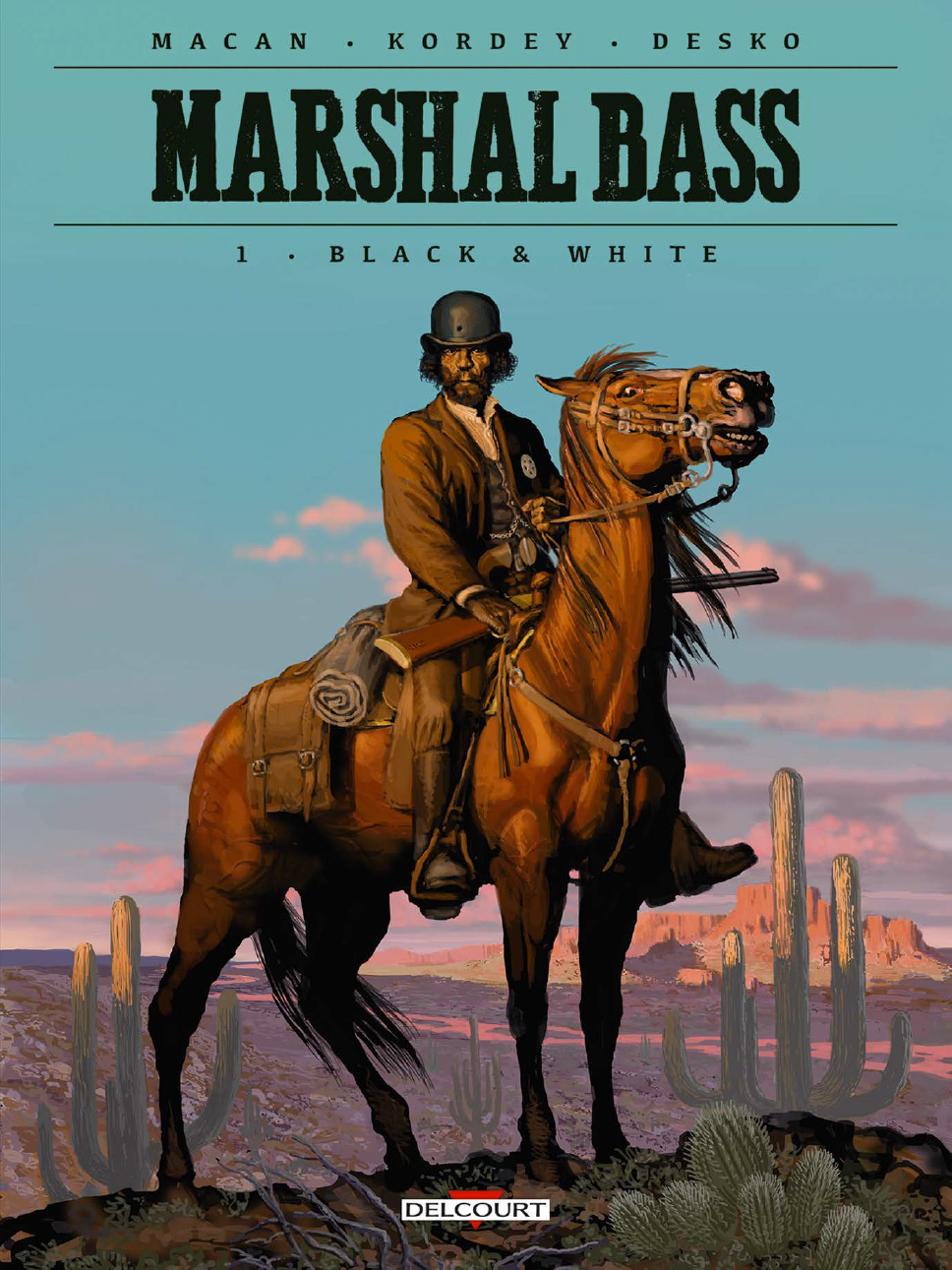 Couverture BD Marshal Bass, T1 : Black & White
