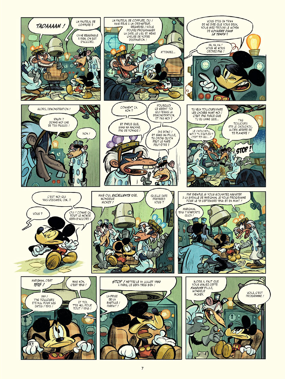 [Preview] BD Mickey à travers les siècles Glénat