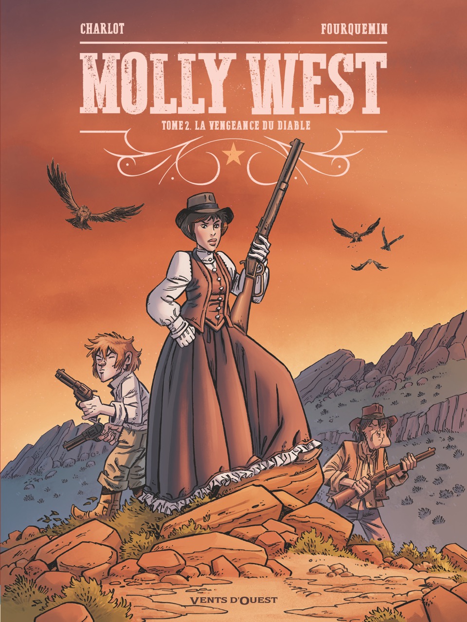 Couverture BD Molly West, T2 : La vengeance du diable