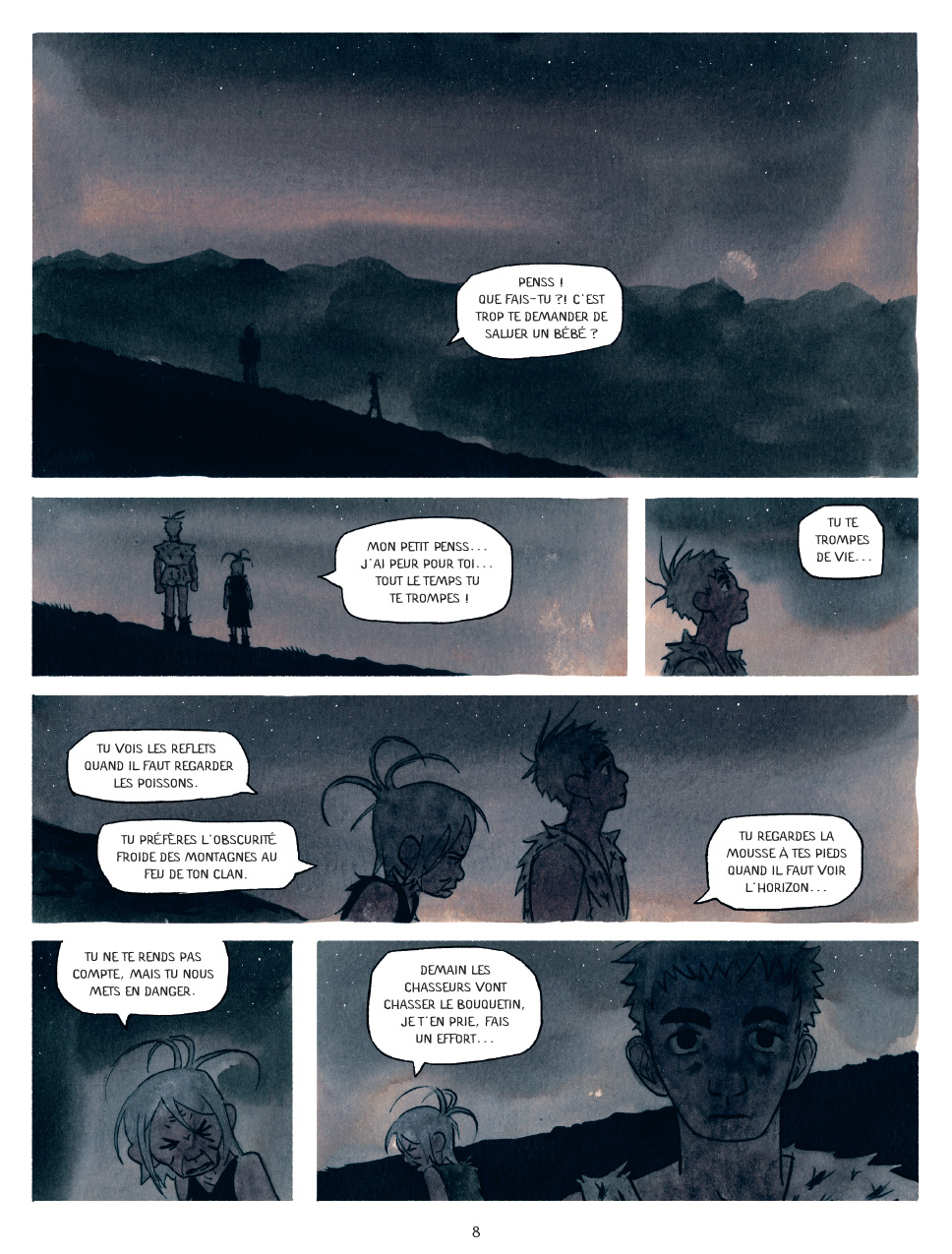 Penss Et Les Plis Du Monde Bd Preview BD Penss et les plis du monde - Delcourt
