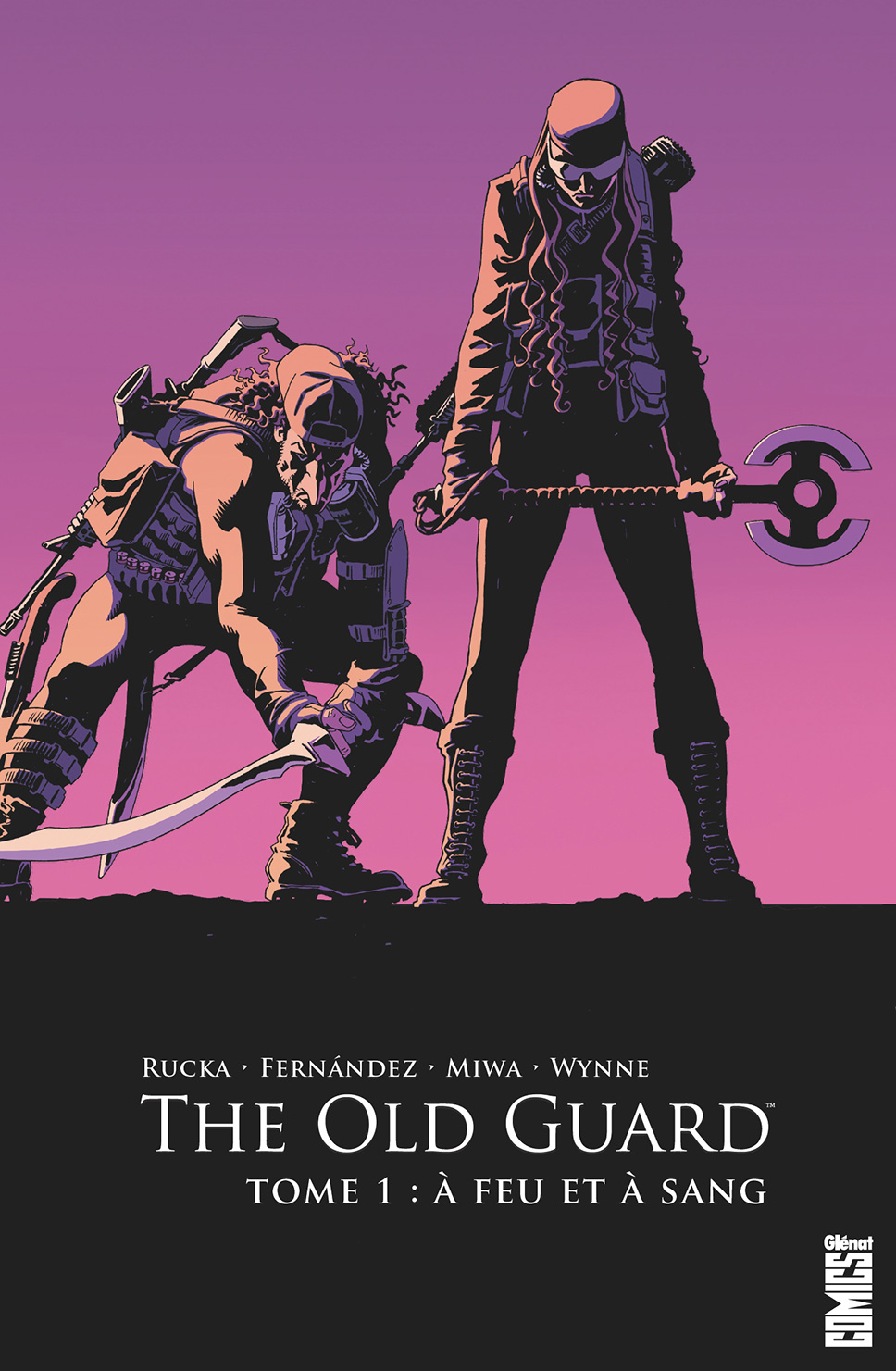 Couverture BD The Old Guard, T1 : A feu et à sang