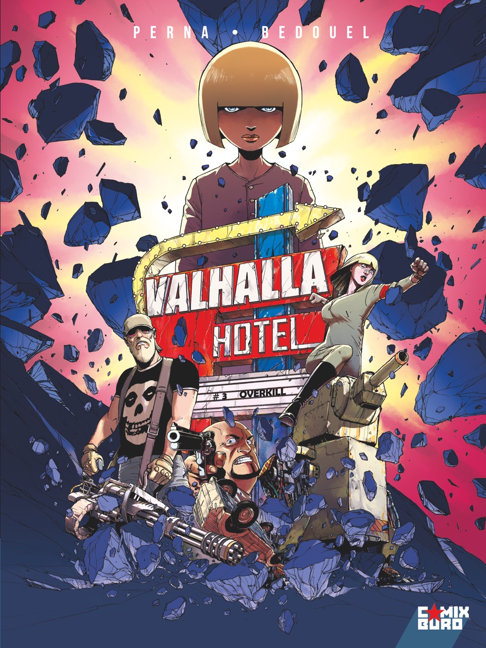 Couverture BD Valhalla Hotel, T3 : Overkill