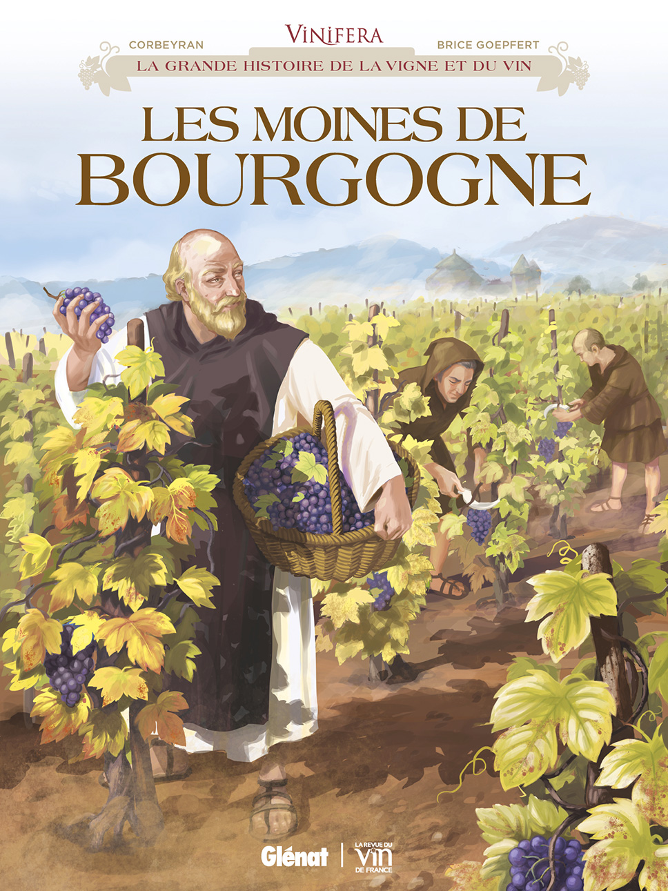 Couverture BD Vinifera, Les Moines de Bourgogne